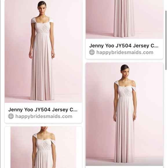 JENNY YOO JY504 - BLUSH - Size 4 - Picture 2 of 6